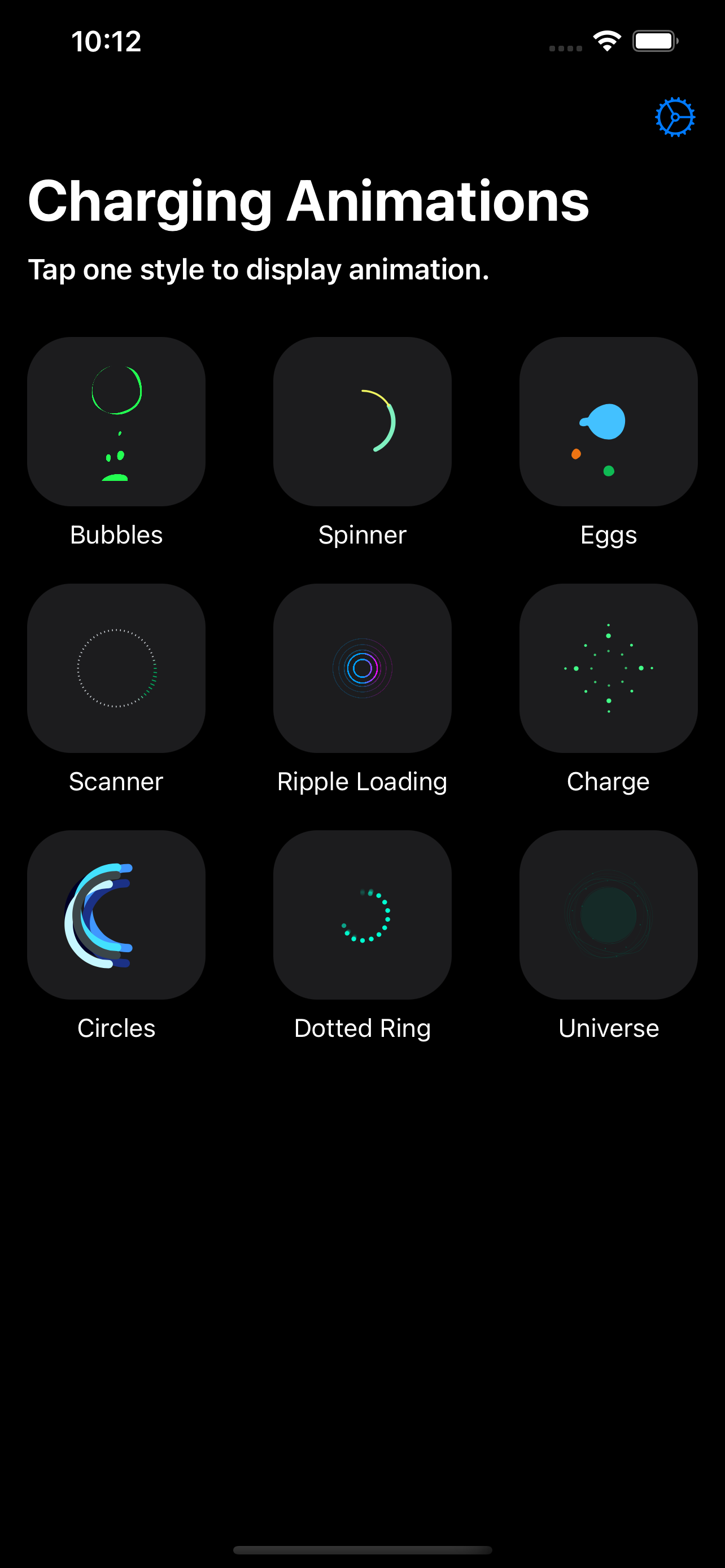 Charging Animations for iOS